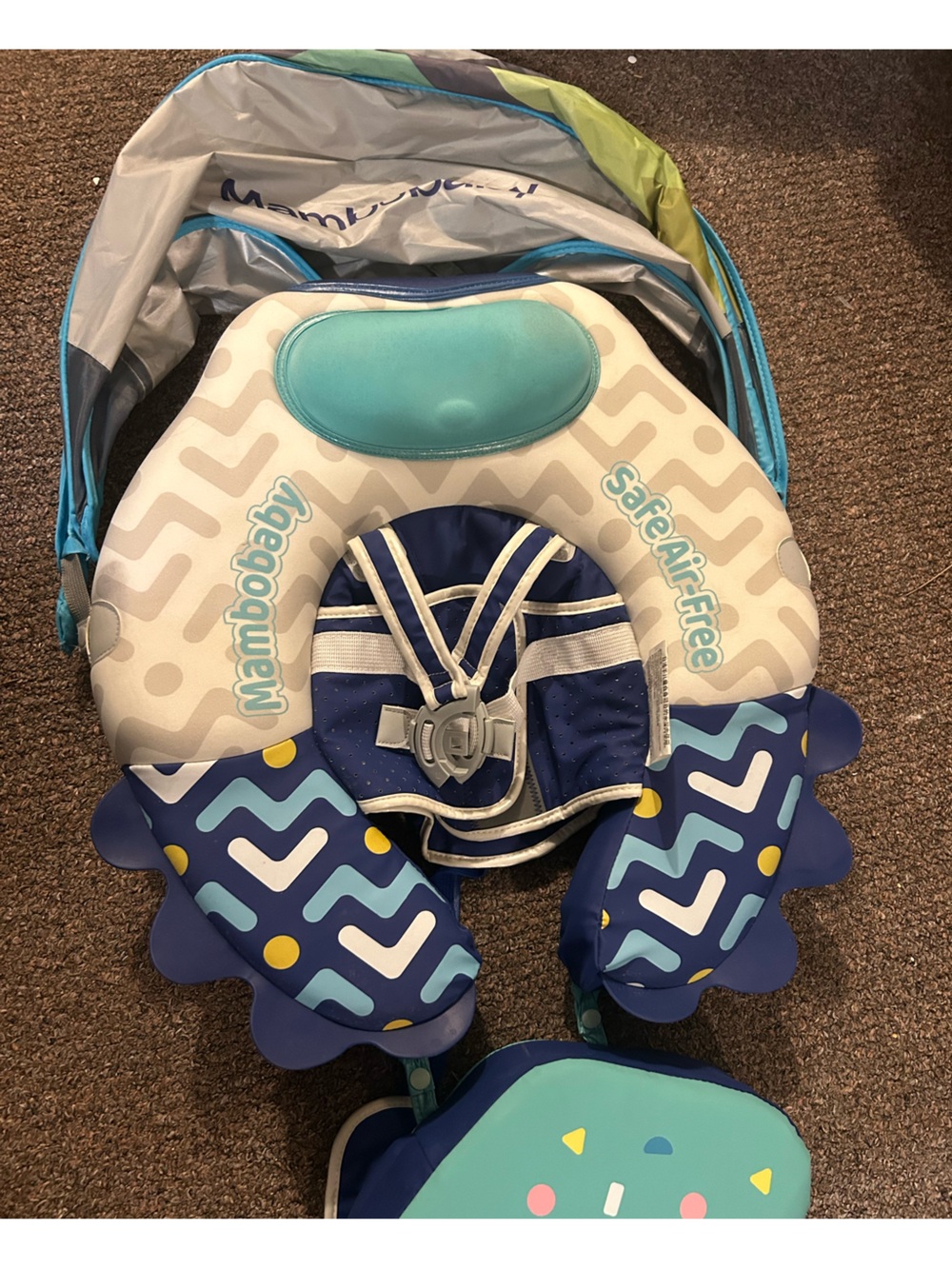 Mambo baby ultra float used once Blue/Teal